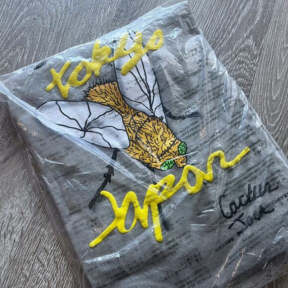 Travis Scott Cactus Jack x Neighborhood Carousel T Shirt Grey SS21 Deadstock XL - Picture 4 of 10